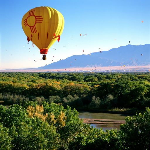 Large balloon in Albuquerque City