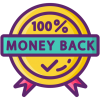 100% money-back-guarantee